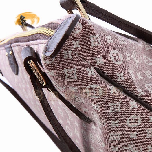 M40572 LV最新款 經典LV小花布女士單肩包 LV帆布包 LV Ballade女包 粉紅色