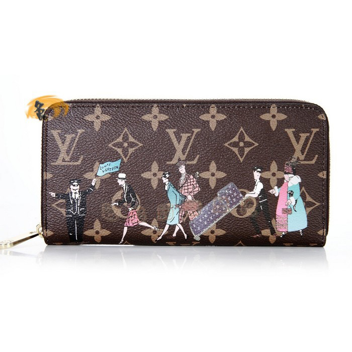 M60291 LV最新款長款錢包 LV錢包 卡通畫版女士錢夾 LV Zippy系列