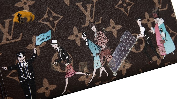 M60291 LV最新款長款錢包 LV錢包 卡通畫版女士錢夾 LV Zippy系列