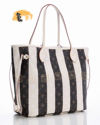 M40560 LV最新款 斑馬紋單肩包 LV購物袋 出街必備暢銷款女包 LV Neverfull系列 中號