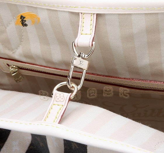 M40560 LV最新款 斑馬紋單肩包 LV購物袋 出街必備暢銷款女包 LV Neverfull系列 中號