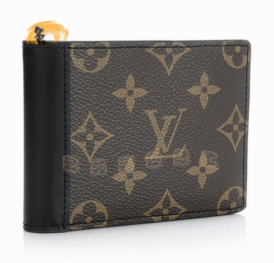 M93801 LV最新款 老花系列兩折男士短款錢夾 LV錢包 LV Gaspar錢包