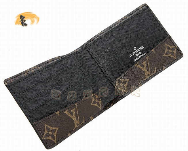 M93801 LV最新款 老花系列兩折男士短款錢夾 LV錢包 LV Gaspar錢包