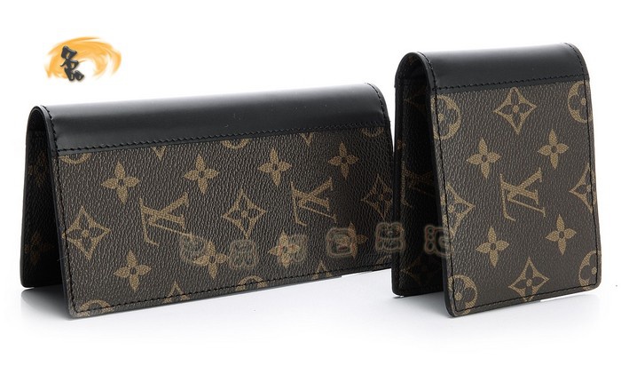 M93801 LV最新款 老花系列兩折男士短款錢夾 LV錢包 LV Gaspar錢包