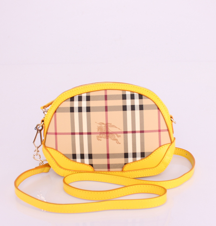 Burberry巴寶莉新款女包 2451檸檬黃皮