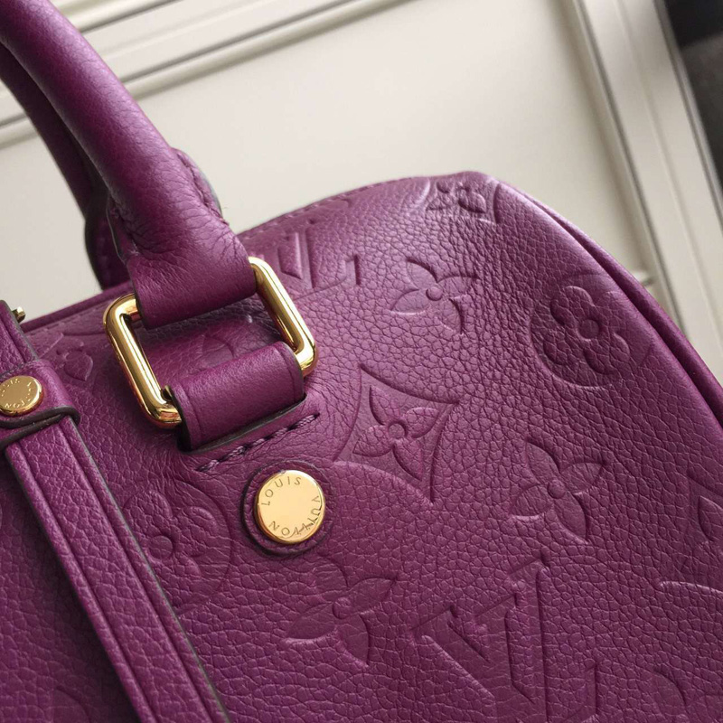 M40764 LV EMPREINTE SPEEDY 25 手袋(配肩帶)紫紅色