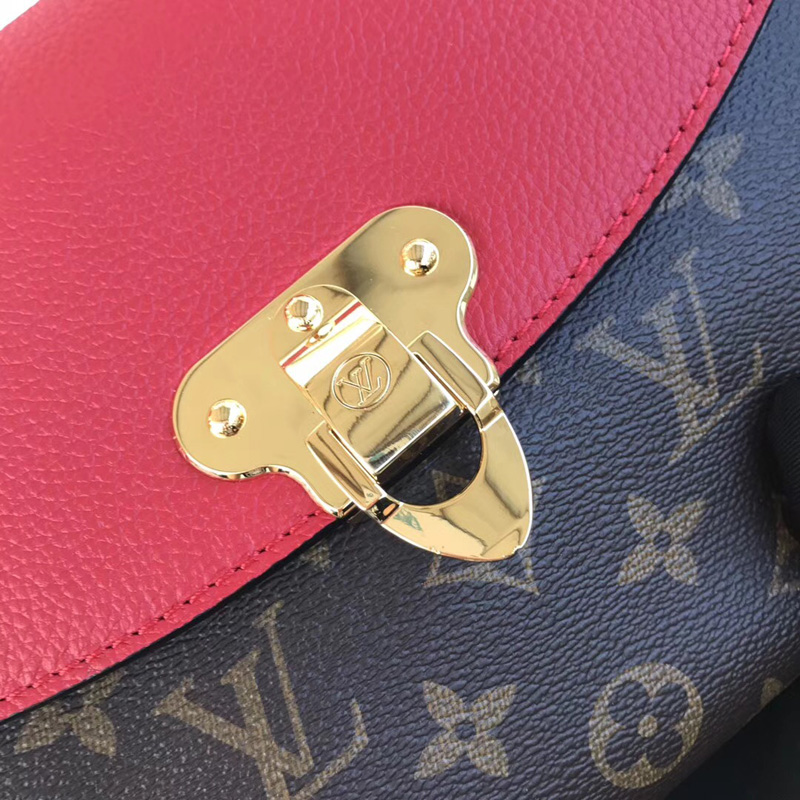 M43713 LV Saint Placide 手袋 LV女包 LV鏈條包 紅色