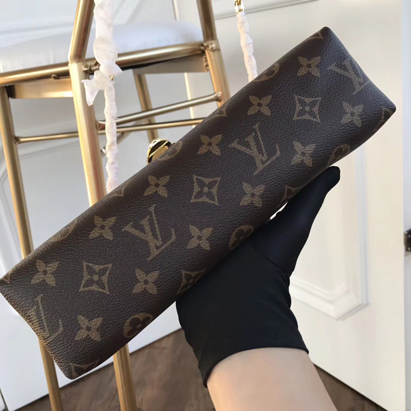 M43713 LV Saint Placide 手袋 LV女包 LV鏈條包 紅色