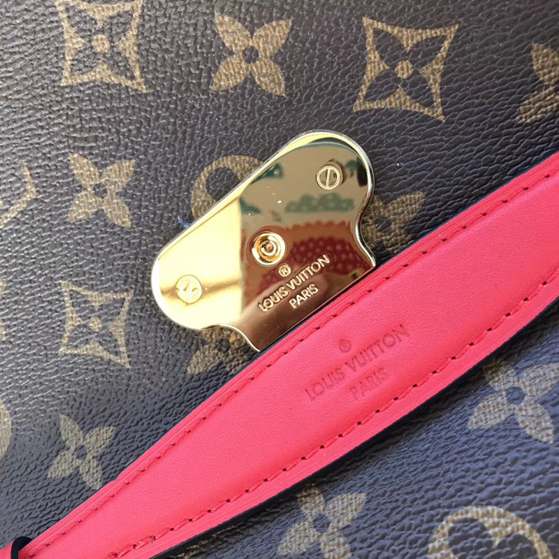 M43713 LV Saint Placide 手袋 LV女包 LV鏈條包 紅色