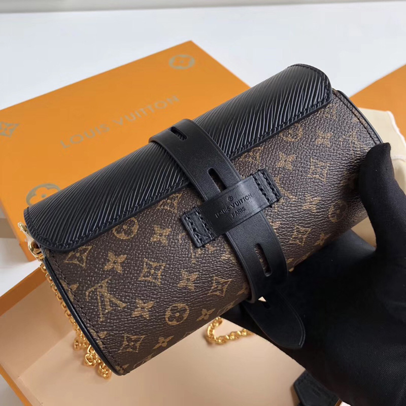 M43903 LV GLASSES CASE 手袋 LV2018新款 LV女包 Monogram印花鎖頭包 黑色