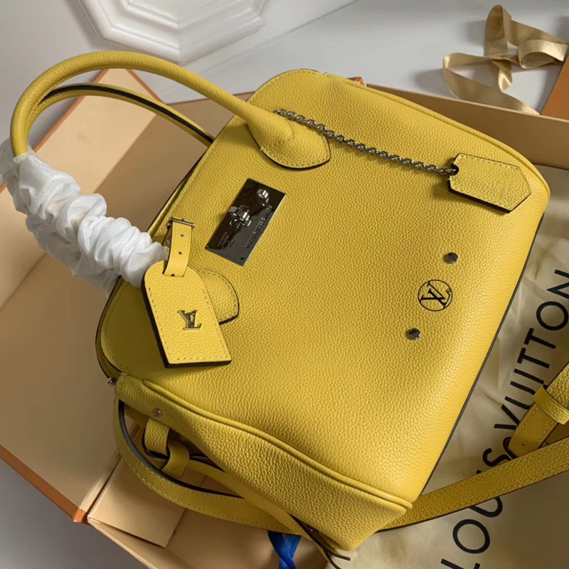 M51446 LV MILLA 小號手袋 Veau Nuage小牛皮女包 LV單肩手提包 草綠色