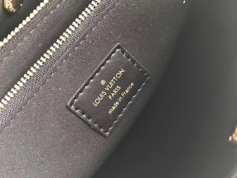 M54439 LV DOUBLE V 手袋 LV女包 翻蓋式拼色老花單肩手提包 黑色