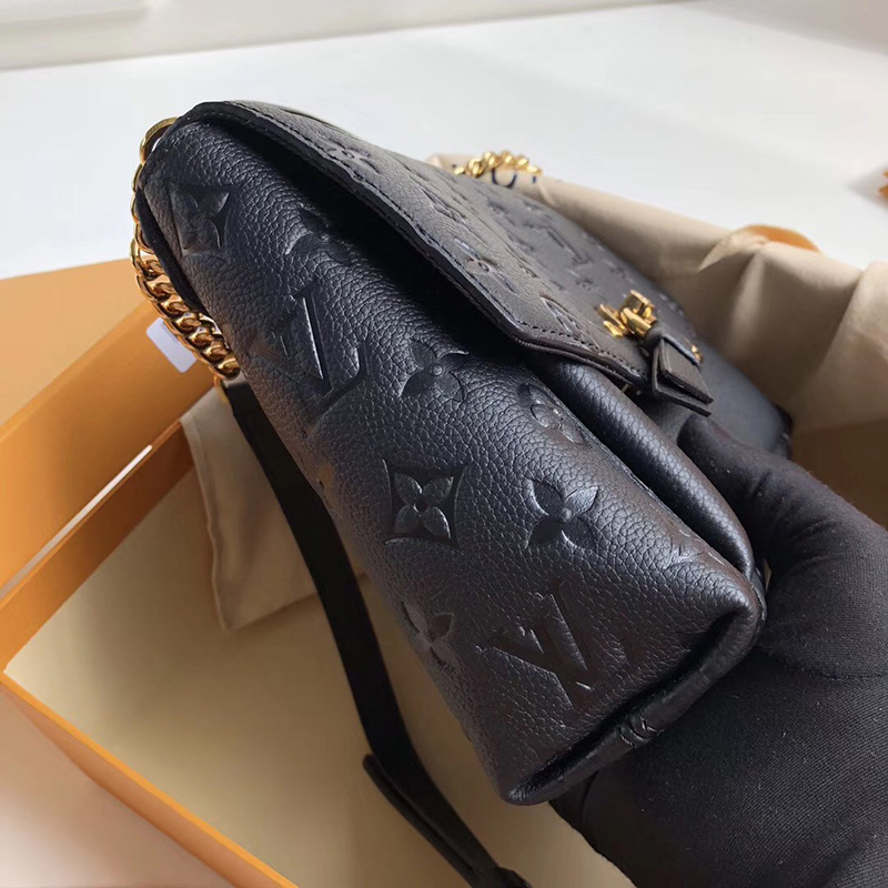 M43624 LV BLANCHE BB 手袋 壓紋Monogram Empreinte皮革 LV女包 黑色