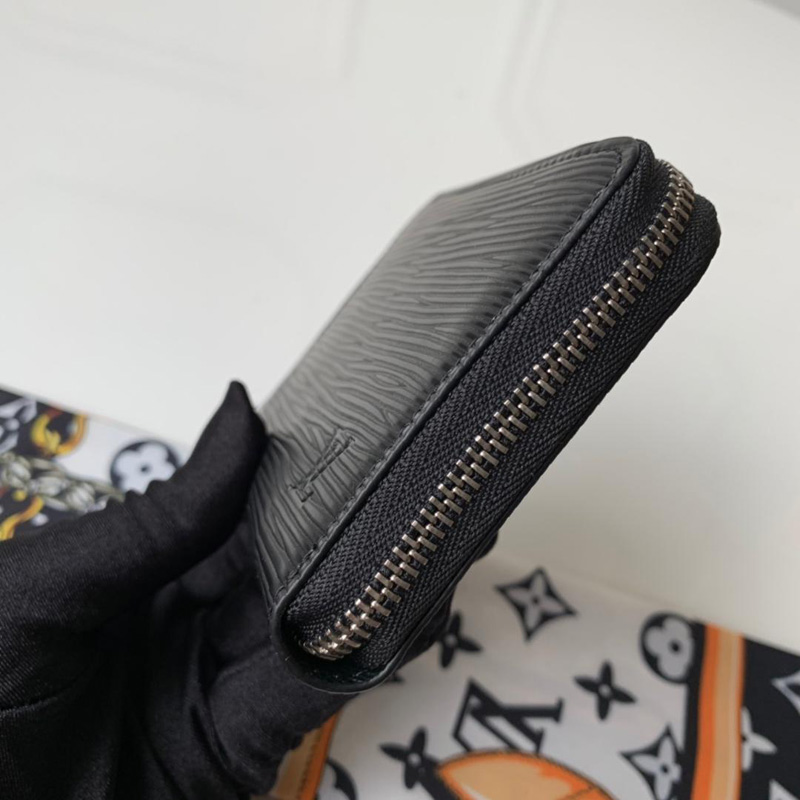 M60152 LV ZIPPY 拉鏈零錢包 Epi皮革 LV短款拉鏈錢夾 黑色