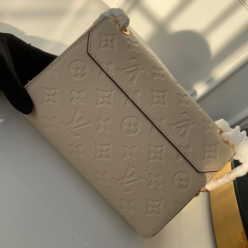 M44553 LV VAVIN BB 手袋 Monogram Empreinte 皮革女包 奶白色