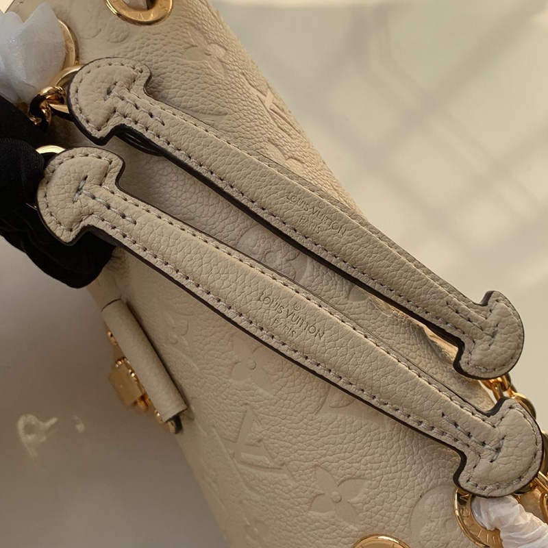 M44553 LV VAVIN BB 手袋 Monogram Empreinte 皮革女包 奶白色