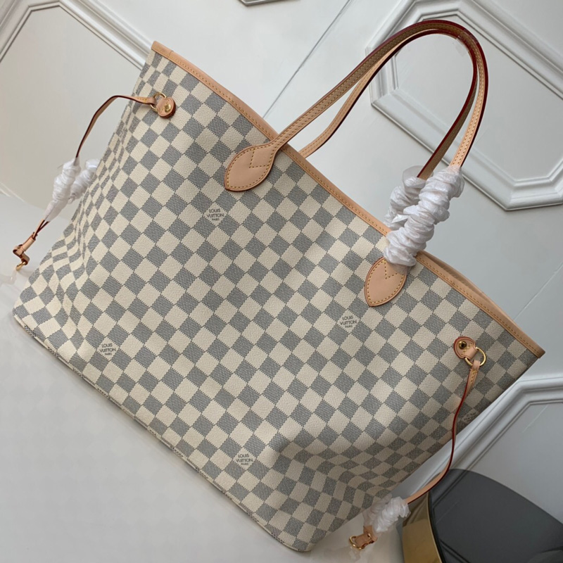 N41360 LV NEVERFULL 大號手袋 LV購物袋白格 LV子母包 大號