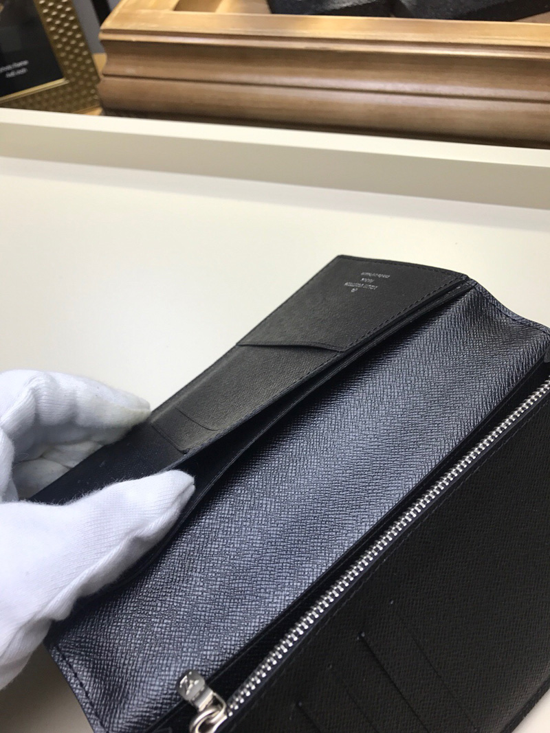 M60622 LV 路易.威登 Brazza 黑色Epi皮革錢包 LV全皮錢包 LV錢夾