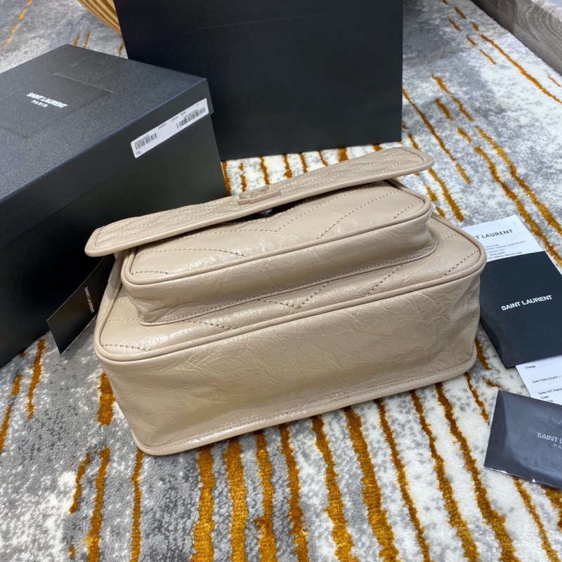 498894 YSL圣羅蘭 Niki medium 28中號 進口原廠皮 奶茶色