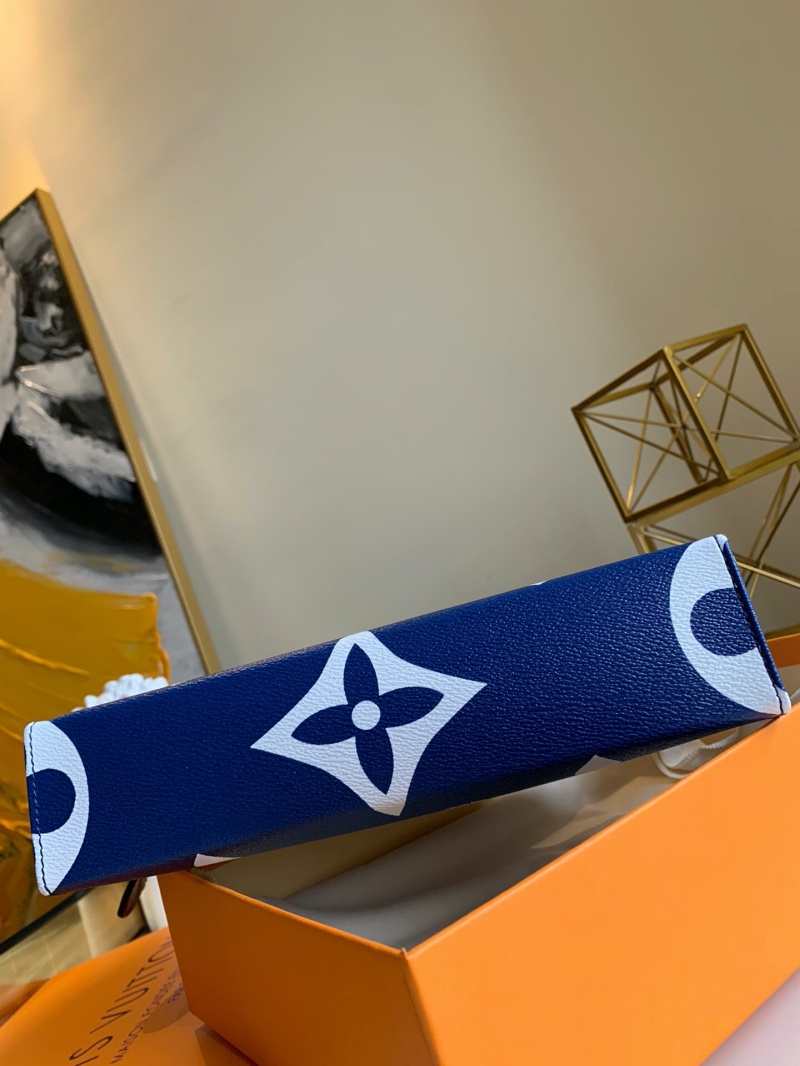 M69136 LV ESCALE 26 盥洗袋 2020新款日本絞染工藝女包 藍色