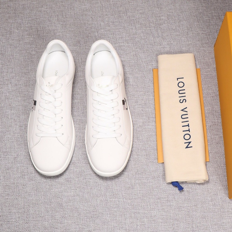 1A5UHE LV LUXEMBOURG 運(yùn)動鞋 LV條紋男鞋 LV板鞋 白色