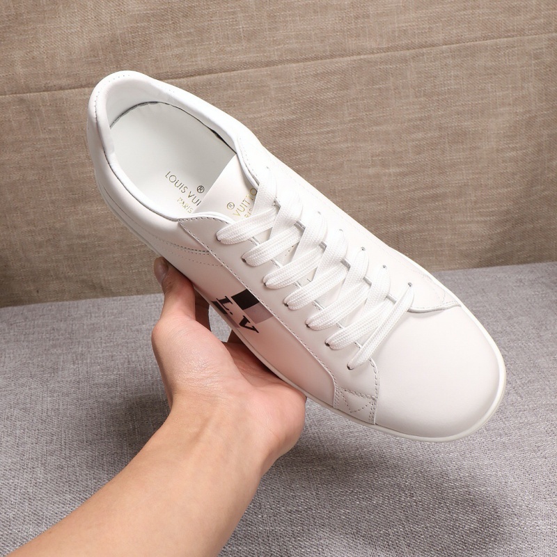 1A5UHE LV LUXEMBOURG 運(yùn)動鞋 LV條紋男鞋 LV板鞋 白色