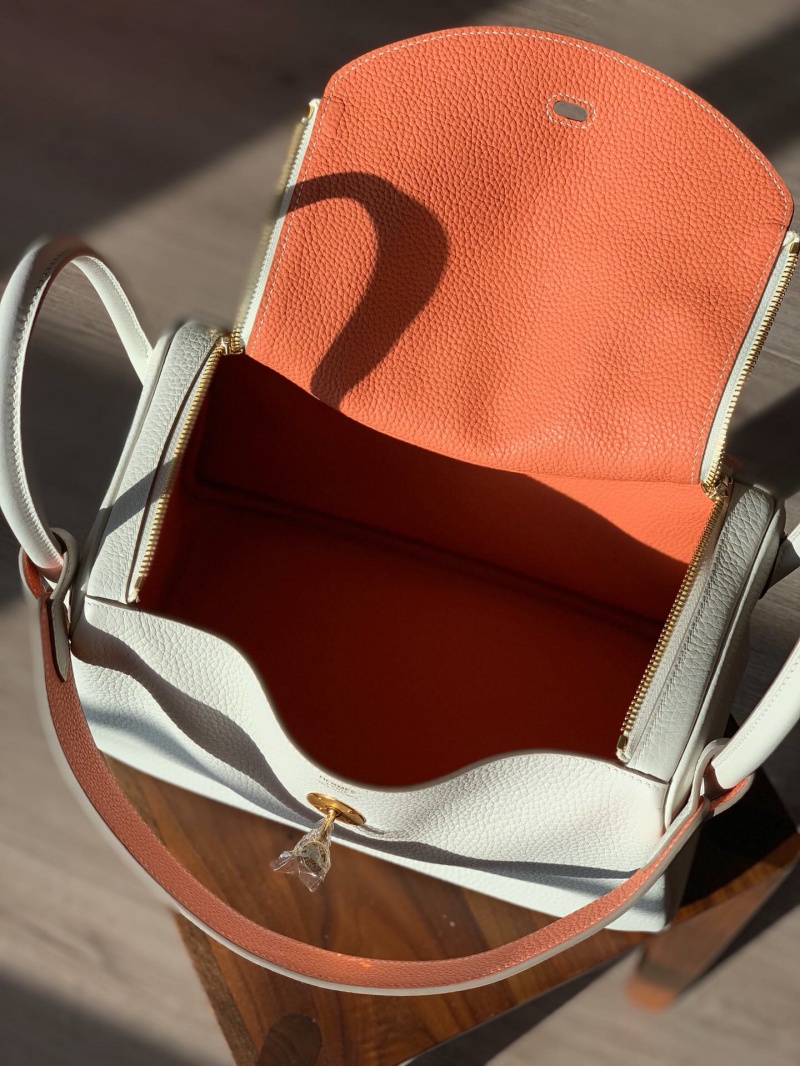 Hermes Lindy 30系列 愛馬仕純手工定制版 TC大牛皮 奶昔白