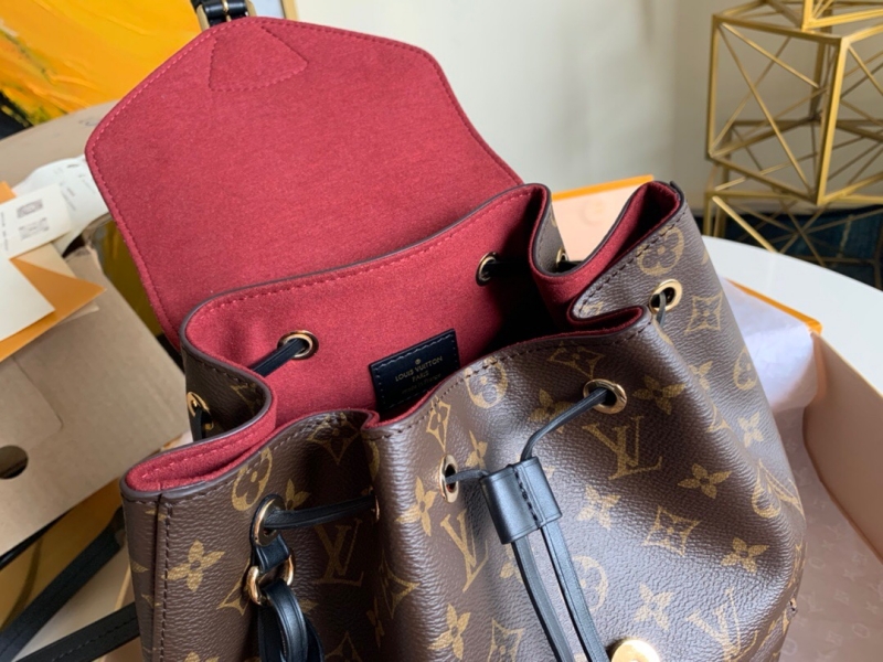 M45515 LV Montsouris 雙肩包 Monogram Empreinte 壓紋皮革背包