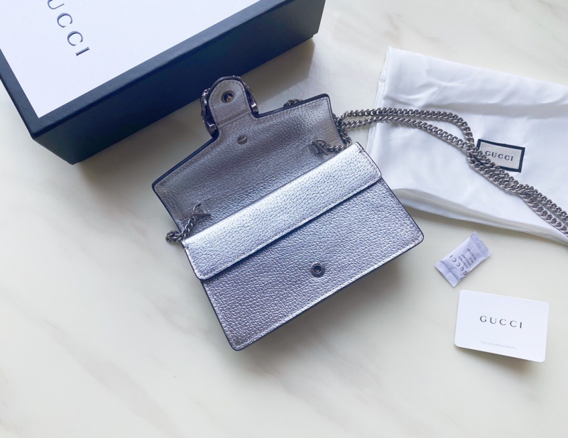 476432 Gucci Dionysus系列超迷你手袋酒神包 銀色