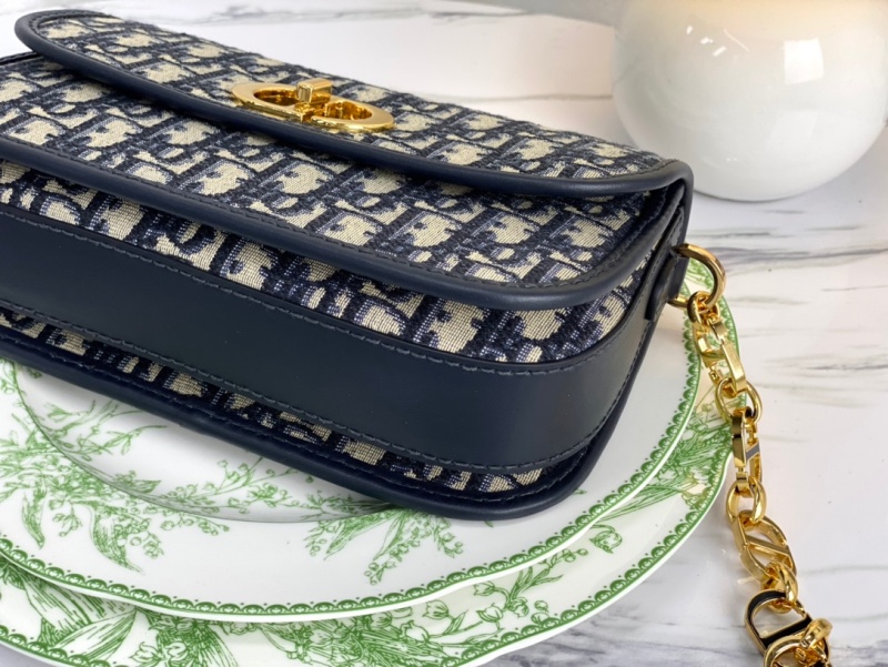 M9260 迪奧Dior 30 MONTAIGNE AVENUE 手袋 Oblique 印花 藍色