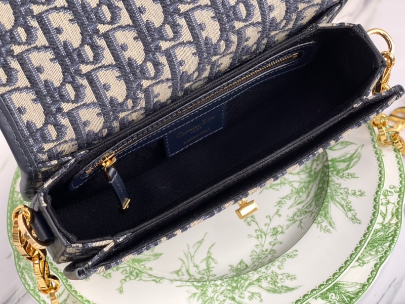 M9260 迪奧Dior 30 MONTAIGNE AVENUE 手袋 Oblique 印花 藍色