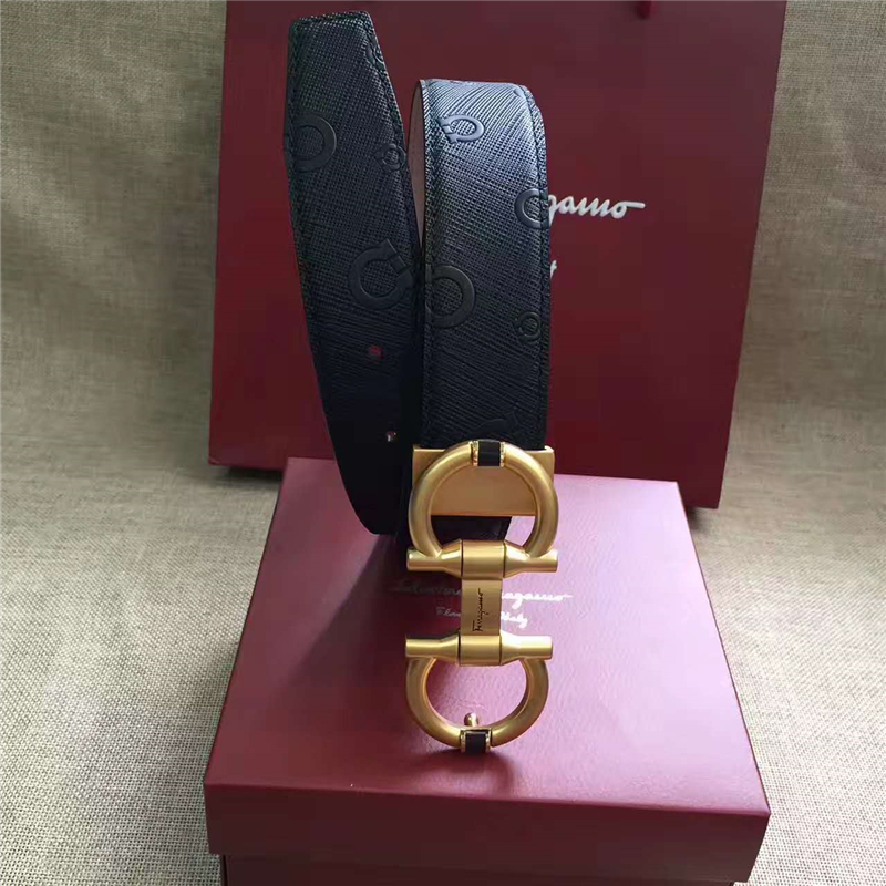 Salvatore Ferragamo 菲拉格慕 原廠特供進口雙面原版皮 正裝腰帶