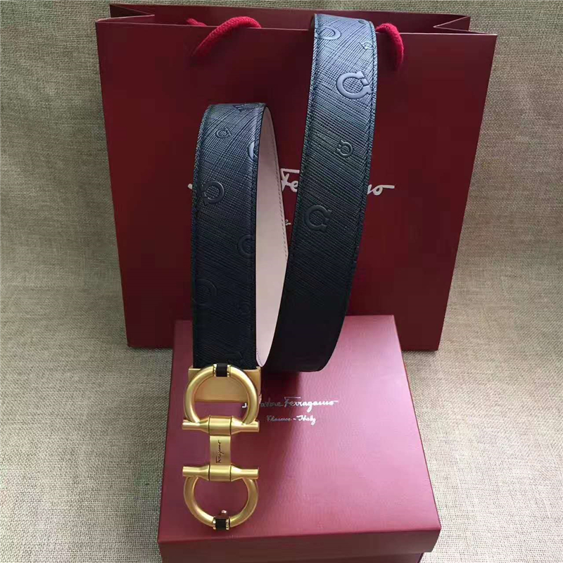Salvatore Ferragamo 菲拉格慕 原廠特供進口雙面原版皮 正裝腰帶