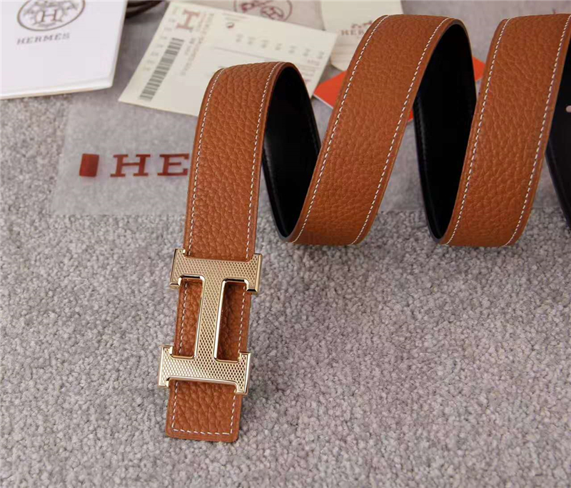 HERMES 愛馬仕 原版進口牛皮 雙面使用 進口機車車線 不銹鋼扣頭