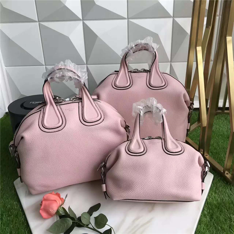 0168 Givenchy 紀(jì)梵希 優(yōu)質(zhì)原版小牛皮 手提包 粉色