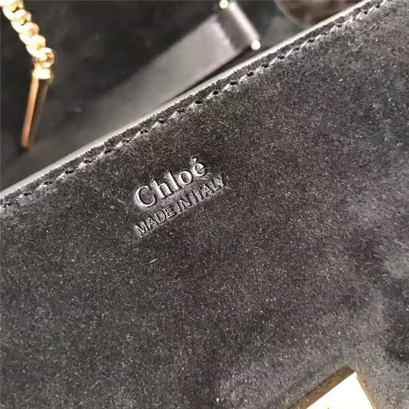 Chloe 珂洛伊 Chloe小豬包 小牛皮磨砂皮 海外原單 Chloe女包 黑色