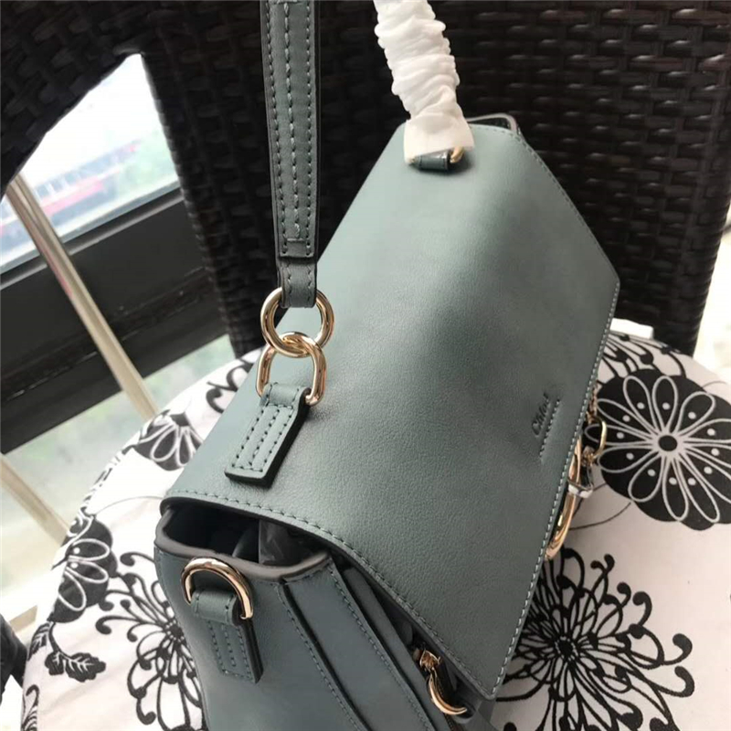 Chloé 珂洛伊 Faye Day 定制肩帶 小號 圓環(huán)鏈條 單肩斜挎包 薄荷綠