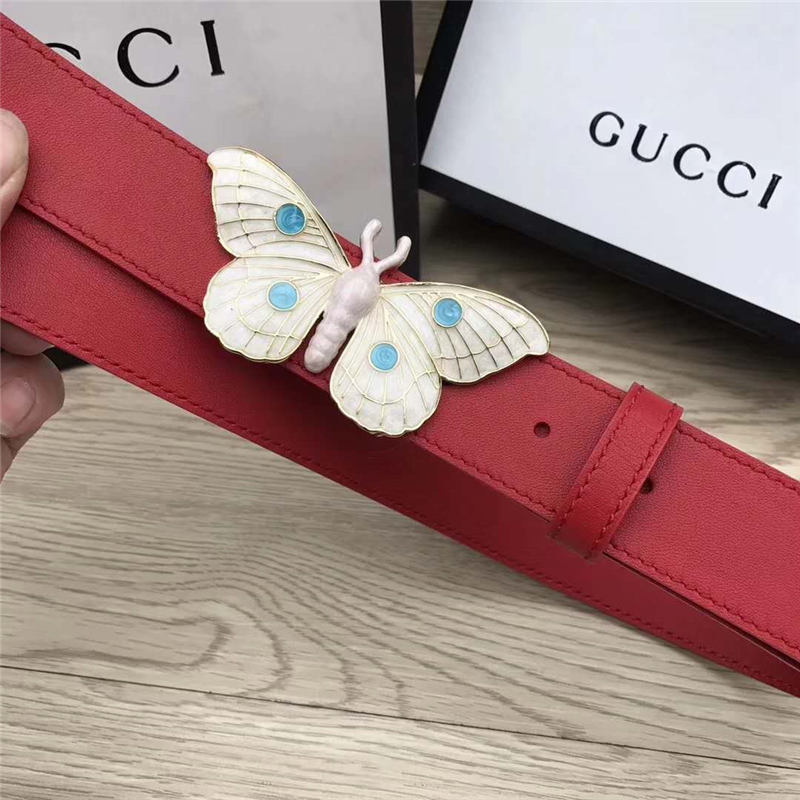 Gucci 古馳皮帶 瑪格麗特皇后系列 蜜蜂裝飾 Gucci腰帶