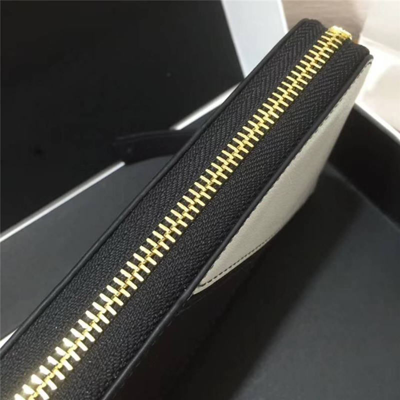 3515 Loewe羅意威 Puzzle系列 牛皮長夾 拼色 拉鏈長款錢包 灰色