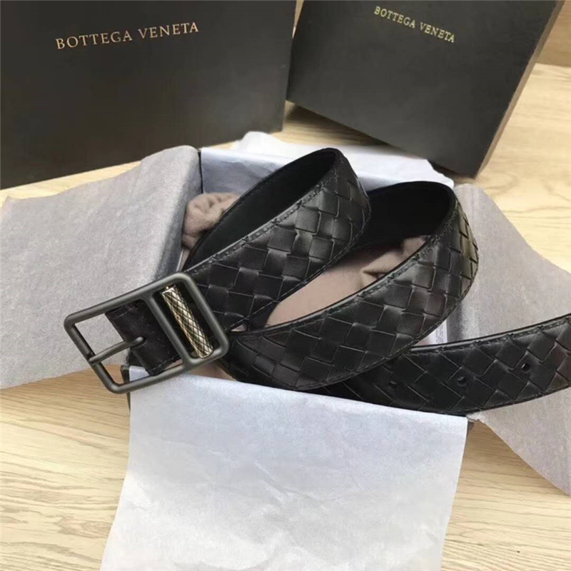 BV寶緹嘉 2017專柜同步 手工打造 休閑皮帶 針扣