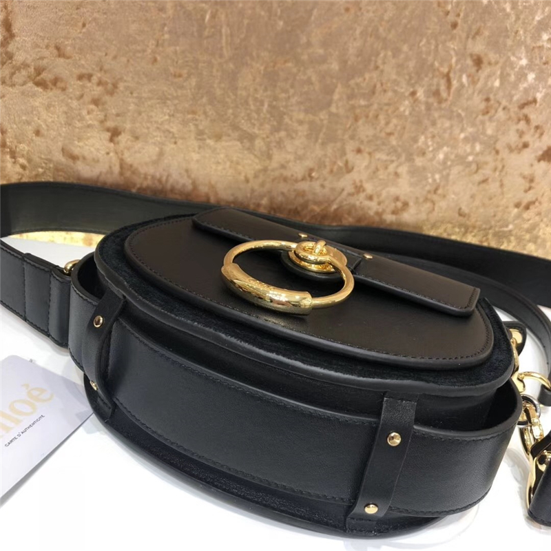 Chloe 珂洛伊 Chloe小豬包 Tess手袋 小牛皮麂皮 Chloe女包 黑色