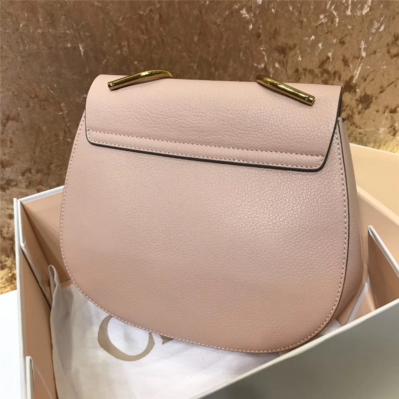 Chloe 珂洛伊 Chloe小豬包 小牛皮荔枝紋 海外原單 Chloe女包 裸粉