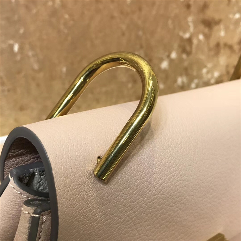 Chloe 珂洛伊 Chloe小豬包 小牛皮荔枝紋 海外原單 Chloe女包 裸粉