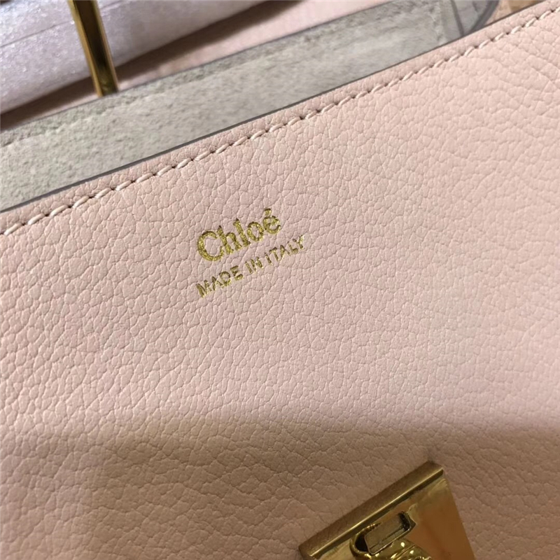 Chloe 珂洛伊 Chloe小豬包 小牛皮荔枝紋 海外原單 Chloe女包 裸粉