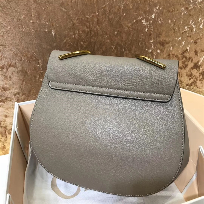 Chloe 珂洛伊 Chloe小豬包 小牛皮荔枝紋 海外原單 Chloe女包 灰色