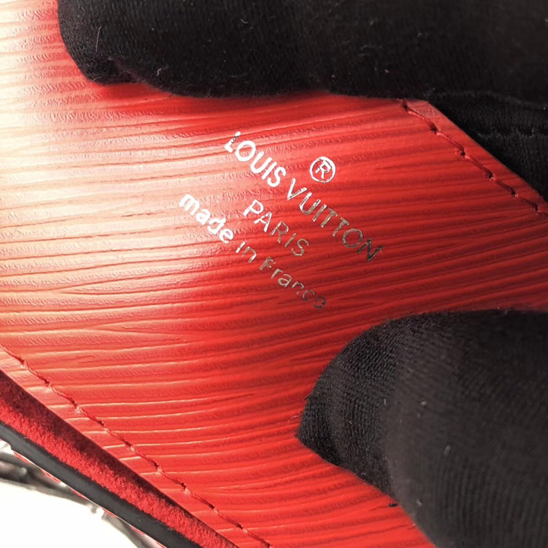 M54281 LV TWIST 中號手袋 LV掛鎖絲印圖案系列 LV女包 LV單肩包 紅色