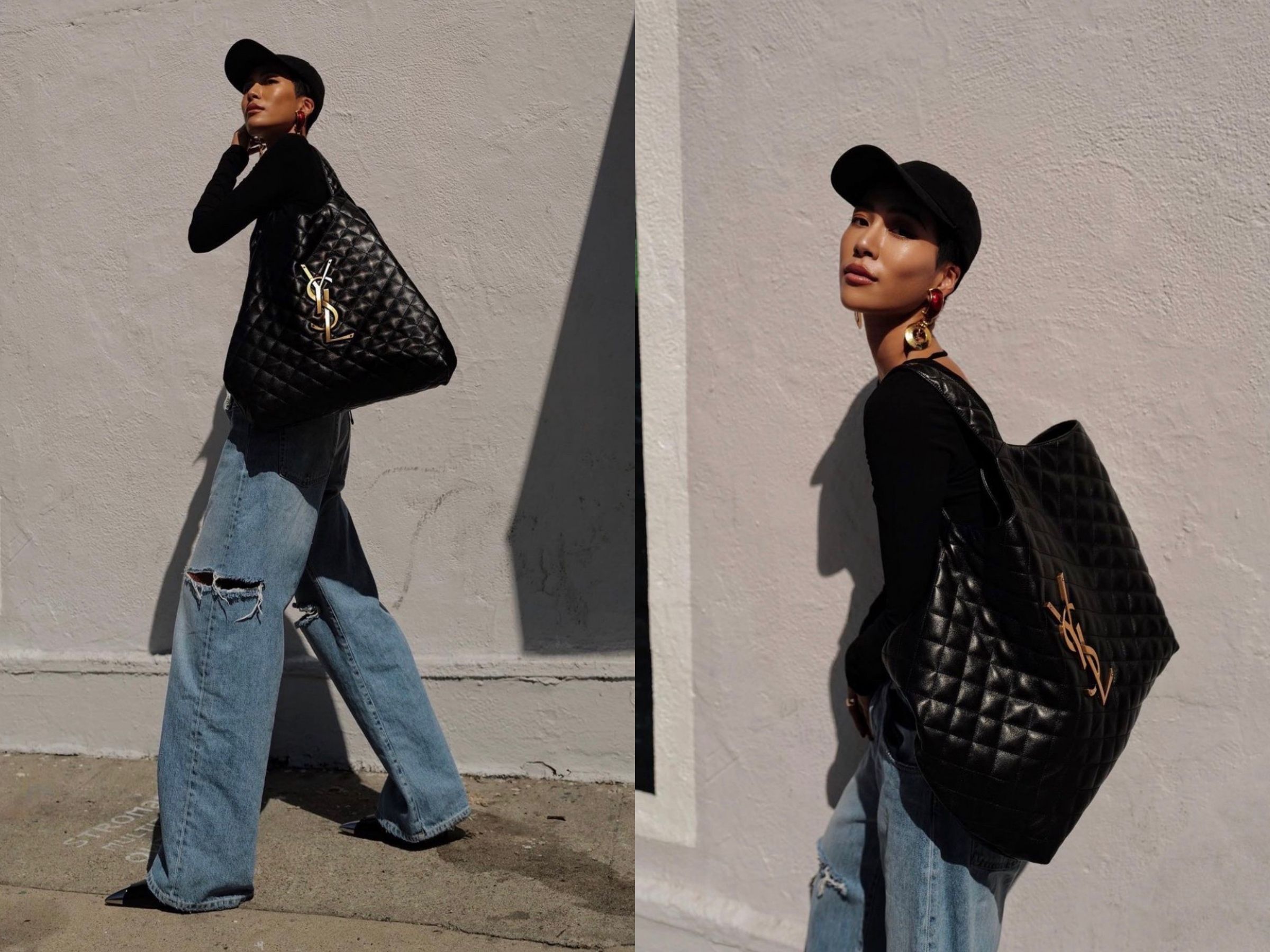 ▲YSL購物包。(圖/翻攝自IG)