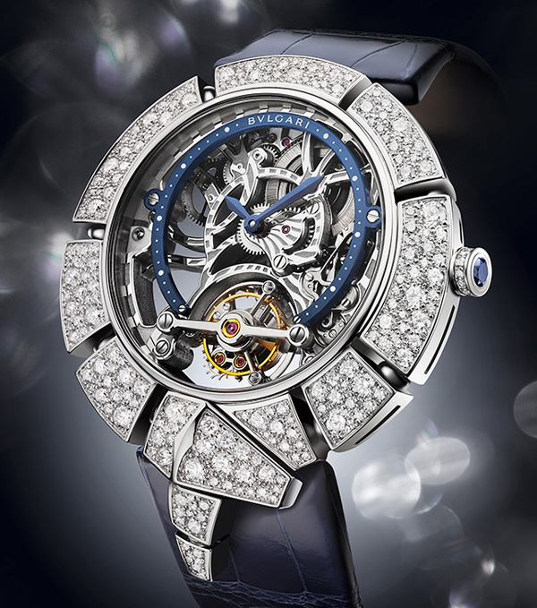 寶格麗 Serpenti Incantati 鏤空陀飛輪珠寶腕表